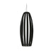 Accord 304 Barril 1-lt 10" LED Pendant-Organic Black