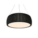 Accord 1111 Barril 3-lt 24" LED Pendant-Organic Black