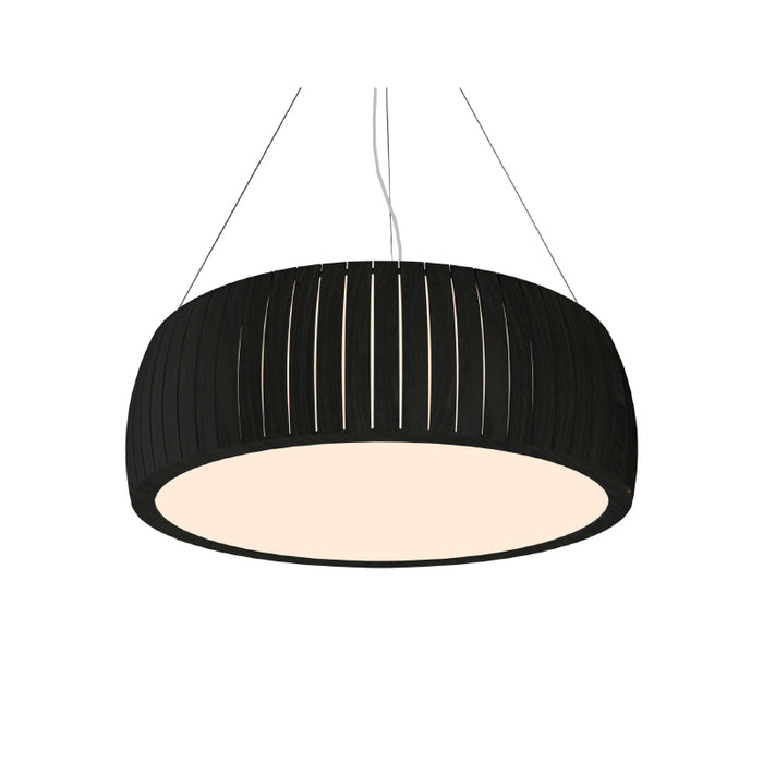 Accord 1110 Barril 1-lt 20" LED Pendant-Organic Black