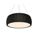 Accord 1110 Barril 1-lt 20" LED Pendant-Organic Black
