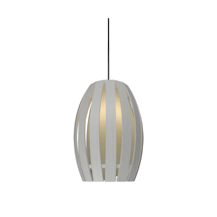 Accord 303 Barril 1-lt 8" LED Pendant-Organic White