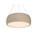 Accord 1110 Barril 1-lt 20" LED Pendant-Organic Cappuccino