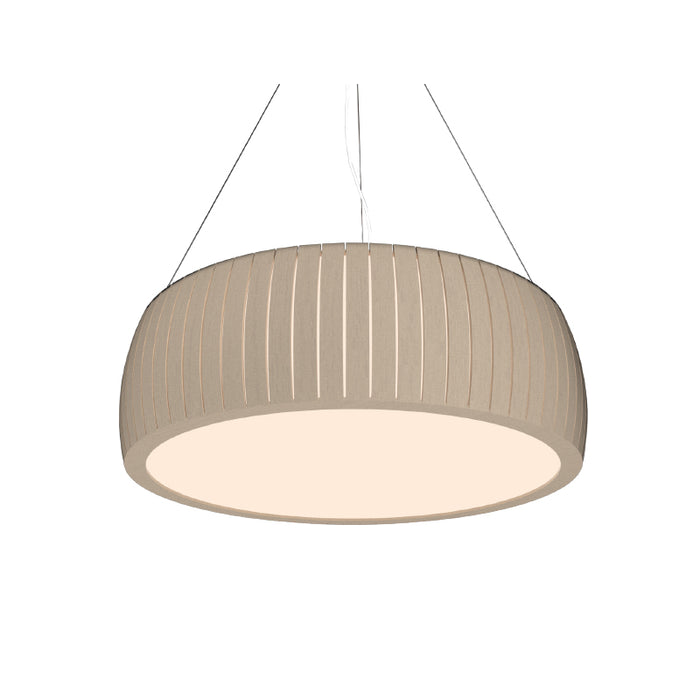 Accord 1110 Barril 3-lt 20" LED Pendant-Organic Cappuccino
