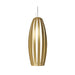 Accord 304 Barril 1-lt 10" LED Pendant-Organic Gold