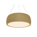 Accord 1111 Barril 3-lt 24" LED Pendant-Organic Cappuccino