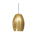 Accord 303 Barril 1-lt 8" LED Pendant-Organic Gold