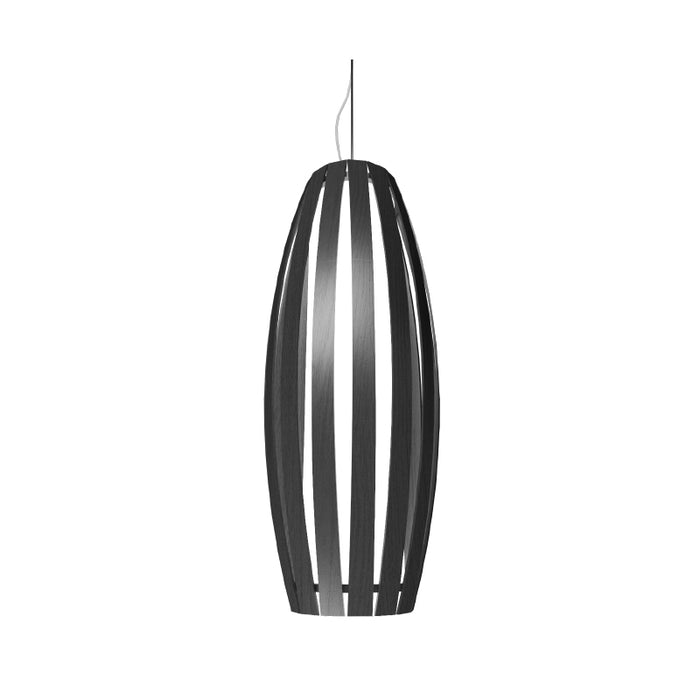 Accord 304 Barril 1-lt 10" LED Pendant-Organic lead Grey