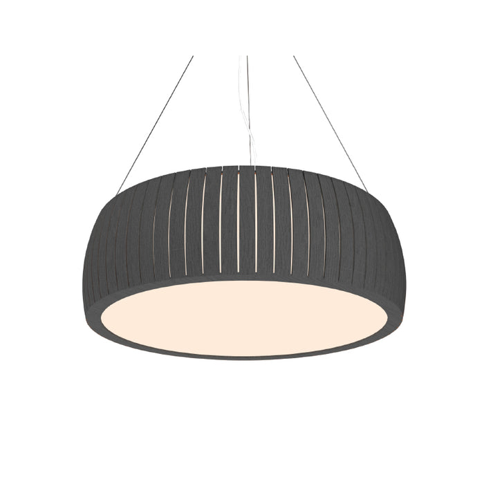 Accord 1111 Barril 3-lt 24" LED Pendant-Organic lead Grey