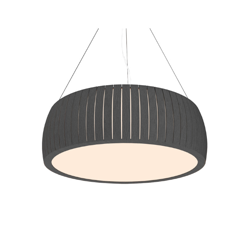 Accord 1113 Barril 1-lt 32" LED Pendant-Organic lead Grey