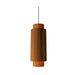 Accord 1478 Cylindrical 1-lt 20" Tall LED Pendant-Teak