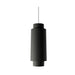 Accord 1478 Cylindrical 1-lt 20" Tall LED Pendant-Charcoal