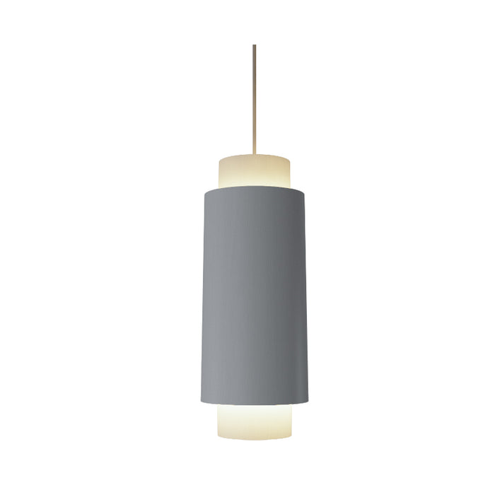 Accord 1478 Cylindrical 1-lt 20" Tall LED Pendant-Organic White