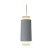Accord 1478 Cylindrical 1-lt 20" Tall LED Pendant-Organic White