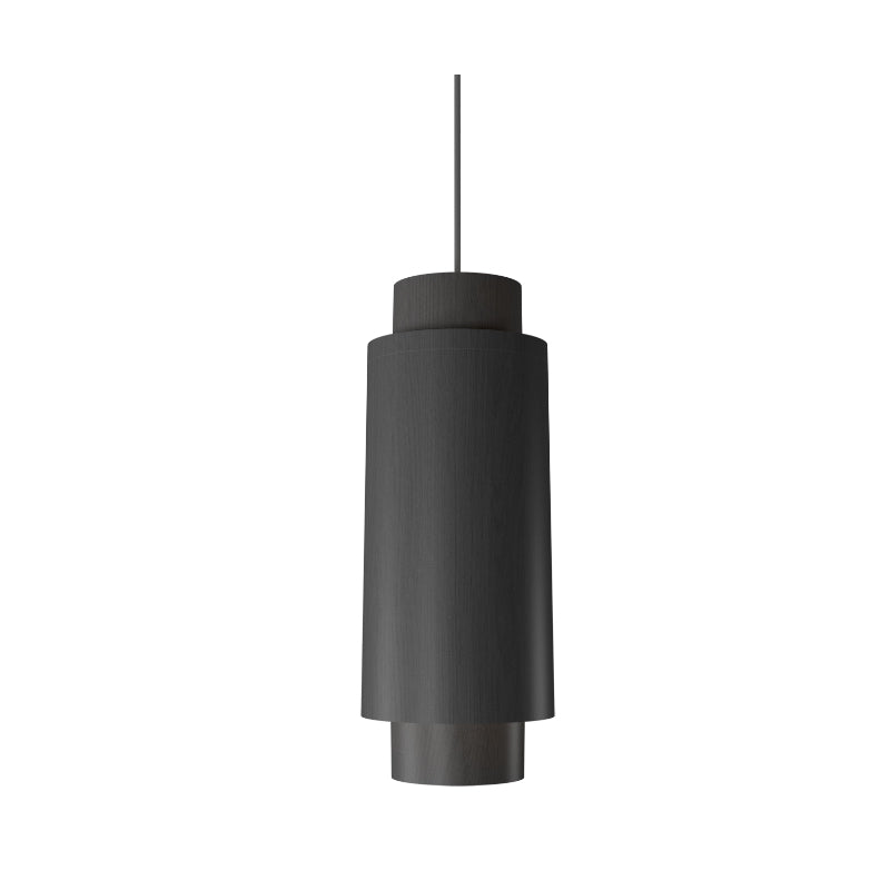Accord 1477 Cylindrical 1-lt 16" Tall LED Pendant-Organic lead Grey