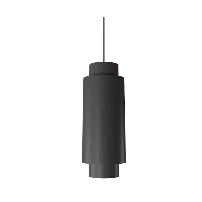 Accord 1478 Cylindrical 1-lt 20" Tall LED Pendant-Organic Lead Grey