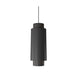 Accord 1478 Cylindrical 1-lt 20" Tall LED Pendant-Organic Lead Grey
