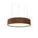 Accord 1037 Cylindrical 3-lt 24" LED Pendant-Imbuia