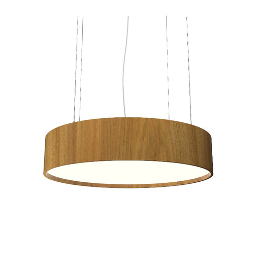 Accord 1038LED Cylindrical 1-lt 28" LED Pendant-Louro Freijo