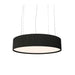 Accord 1038LED Cylindrical 1-lt 28" LED Pendant-Organic Black