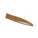 Accord 1230LED Canoe 1-lt 75" LED Pendant-Louro Freijo
