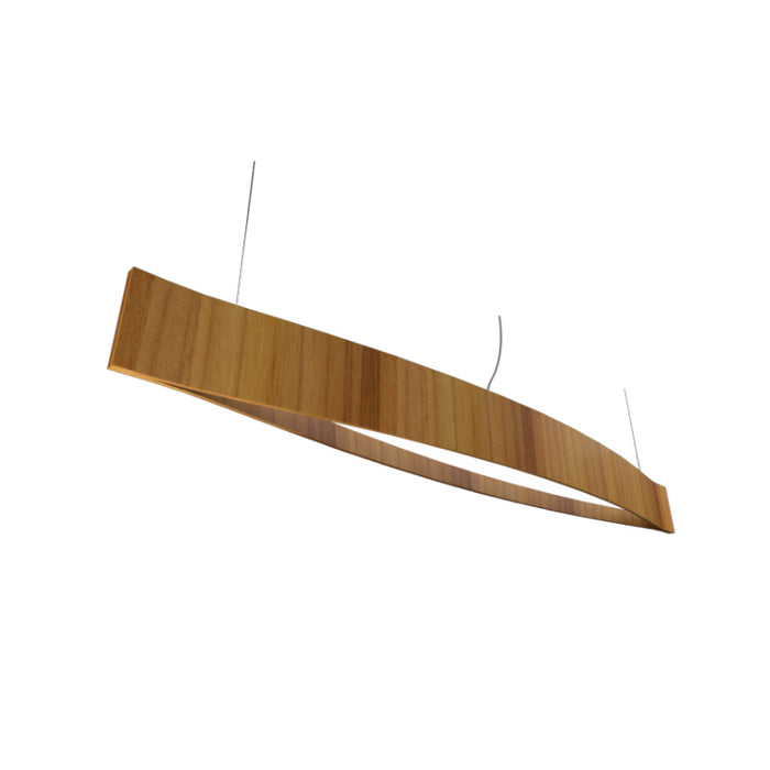 Accord 1230LED Canoe 1-lt 75" LED Pendant-Teak