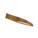 Accord 1230LED Canoe 1-lt 75" LED Pendant-Teak