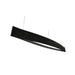 Accord 1230LED Canoe 1-lt 75" LED Pendant-Organic Black