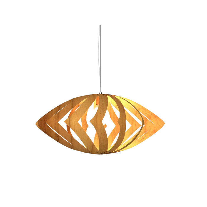 Accord 1244 Versatile 1-lt 33" LED Pendant-Teak