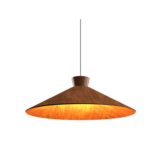 Accord 1475 Conical 1-lt 25" LED Pendant-Imbuia