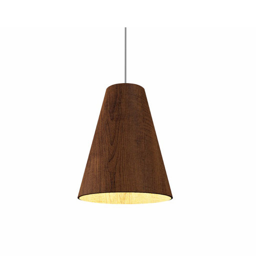 Accord 1483 Conical 1-lt 11" LED Pendant-Imbuia