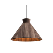 Accord 1474 Conical 1-lt 16" LED Pendant-American Walnut