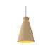 Accord 1473 Conical 1-lt 11" LED Pendant-Maple