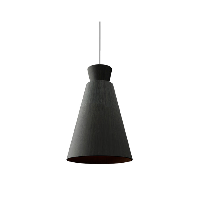 Accord 1473 Conical 1-lt 11" LED Pendant-Charcoal