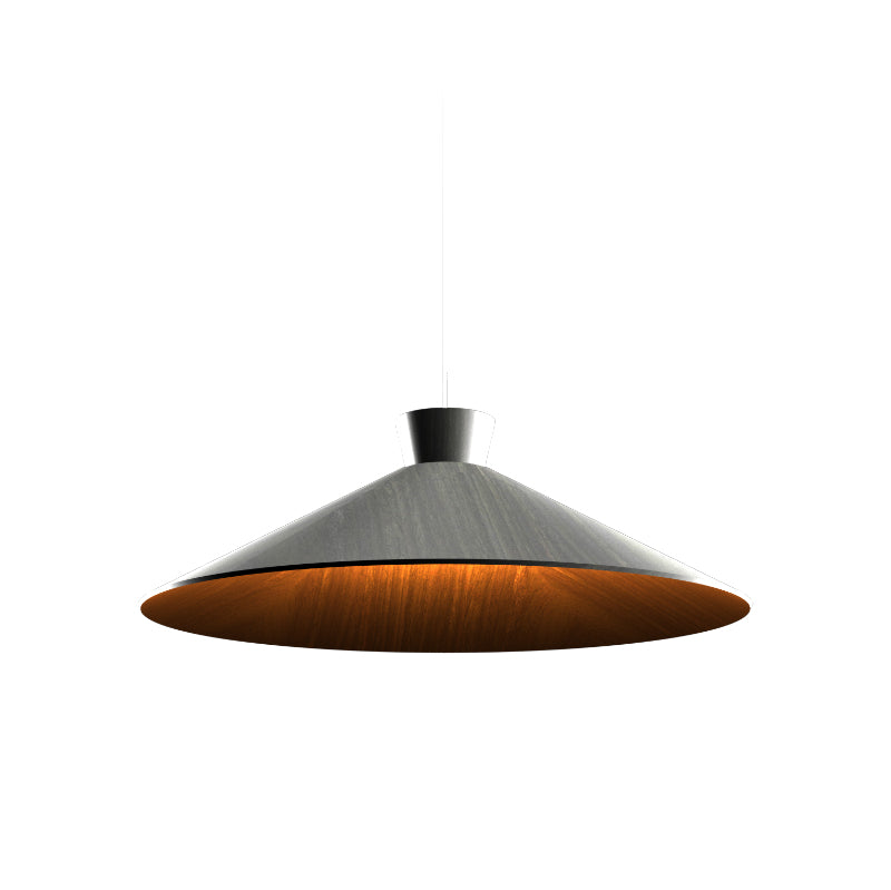 Accord 1475 Conical 1-lt 25" LED Pendant-Charcoal