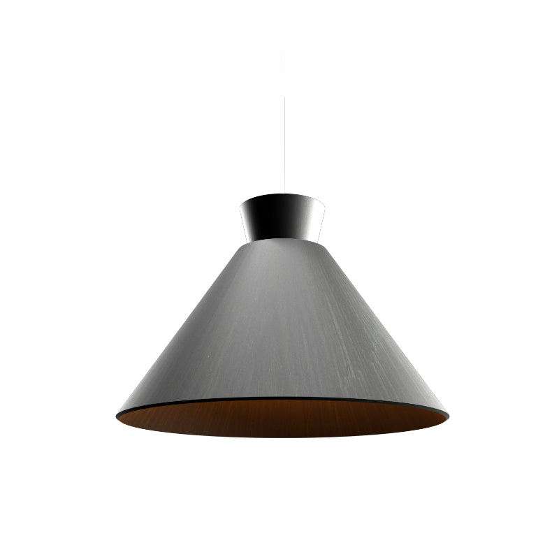Accord 1474 Conical 1-lt 16" LED Pendant-Charcoal