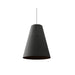 Accord 1483 Conical 1-lt 11" LED Pendant-Charcoal
