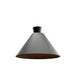 Accord 1474 Conical 1-lt 16" LED Pendant-Organic Black