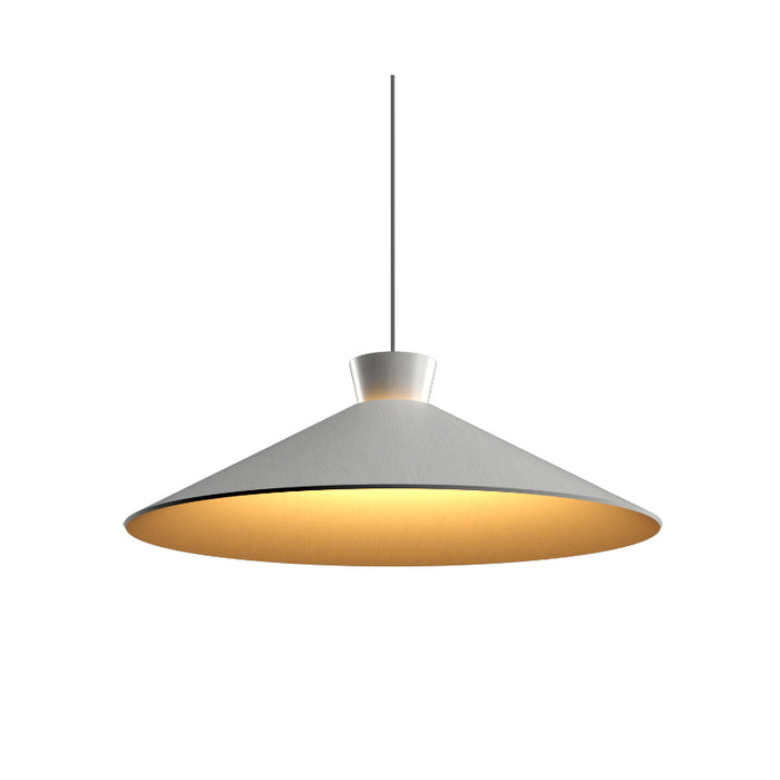 Accord 1475 Conical 1-lt 25" LED Pendant-Organic White