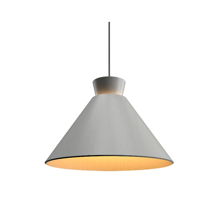 Accord 1474 Conical 1-lt 16" LED Pendant-Organic White