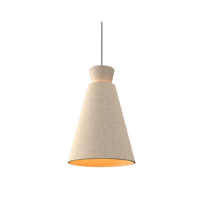Accord 1473 Conical 1-lt 11" LED Pendant-Organic Cappuccino
