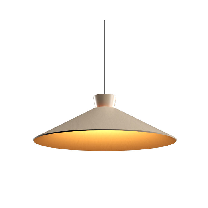 Accord 1475 Conical 1-lt 25" LED Pendant-Organic Cappuccino