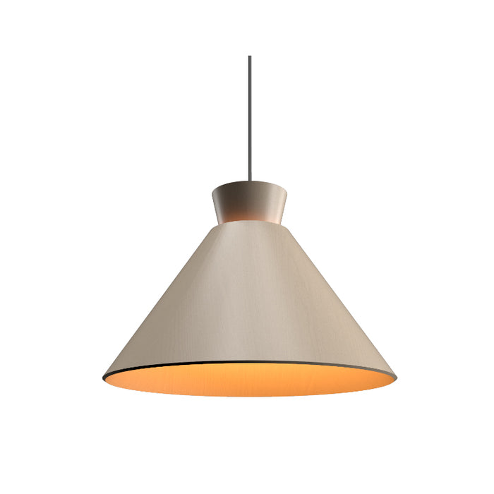 Accord 1474 Conical 1-lt 16" LED Pendant-Organic Cappuccino