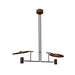Accord 1421 Dot 2-lt 43" LED Pendant-Imbuia