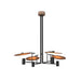 Accord 1419 Dot 4-lt 43" LED Pendant-Louro Freijo