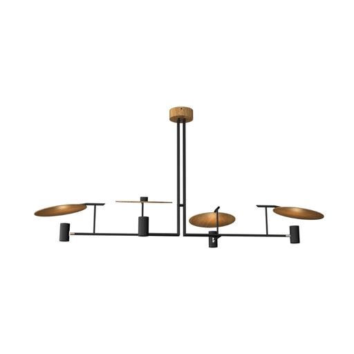 Accord 1420 Dot 4-lt 67" LED Pendant-Louro Freijo