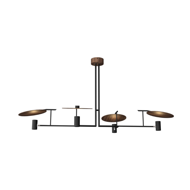Accord 1420 Dot 4-lt 67" LED Pendant-American Walnut