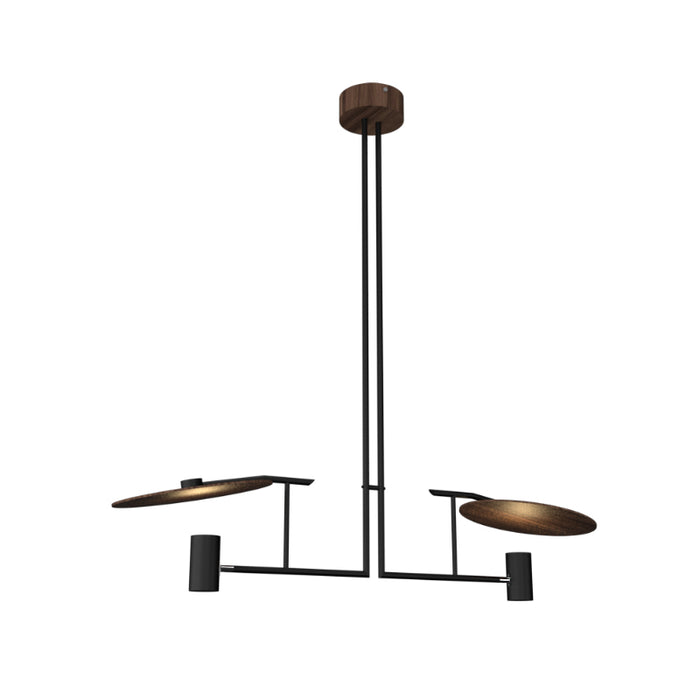 Accord 1421 Dot 2-lt 43" LED Pendant-American Walnut