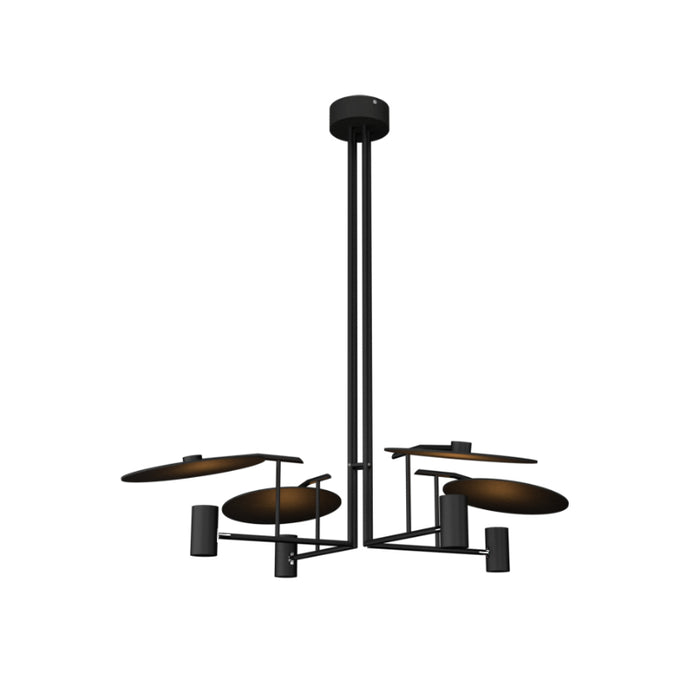 Accord 1419 Dot 4-lt 43" LED Pendant-Charcoal