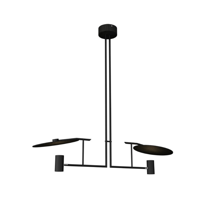 Accord 1421 Dot 2-lt 43" LED Pendant-Charcoal
