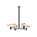 Accord 1419 Dot 4-lt 43" LED Pendant-Organic Cappuccino